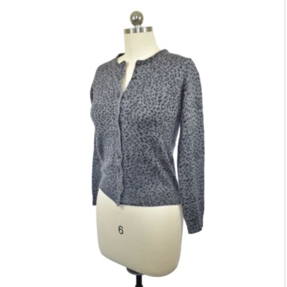 Calvin Klein Gray Animal Print  Sweater XS-S - Picture 3 of 8
